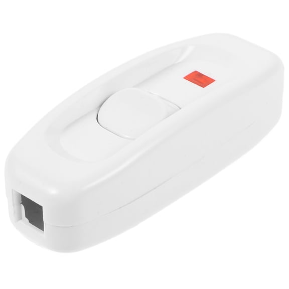 BESTYASH Lamp Parts And Accessories Old Style Switch For Beside Lamp White Color 1Pack