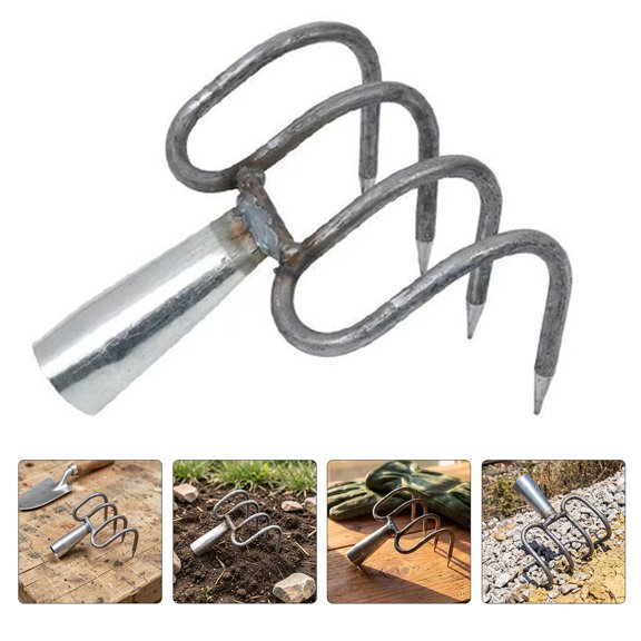 BESTYASH Landscape Rake Head for Gravel Yard with Durable Steel Construction and Wide Coverage