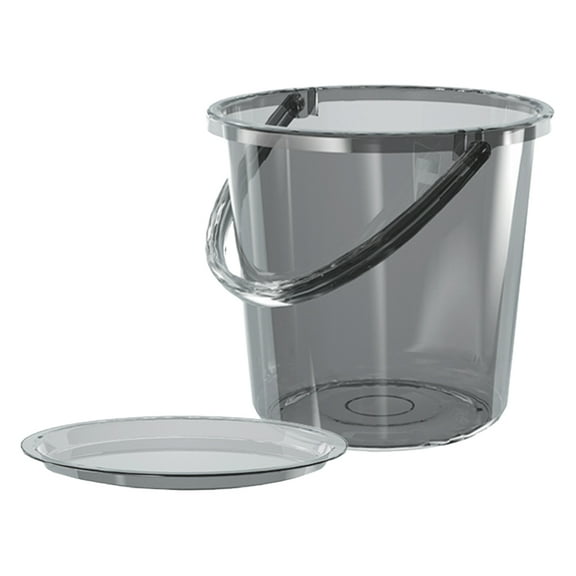 BESTYASH Large Capacity Plastic Bucket with Handle and Lid for Household and Dormitory Use