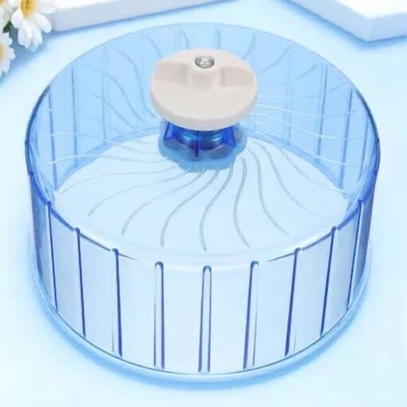 BESTYASH Large Silent Running Wheel Sky Blue for Hamster Chinchilla Guinea Pig Pet Use