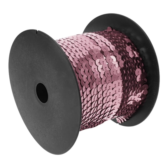 BESTYASH Lavender Sequin Ribbon Trim Elastic Sparkling Decorative Fabric for Sewing, Crafting, Projects and Apparel