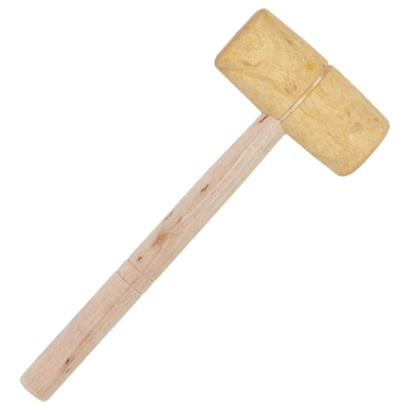 BESTYASH Leatherworking Hammer Wood Mallet Round Head Multi 1Pack