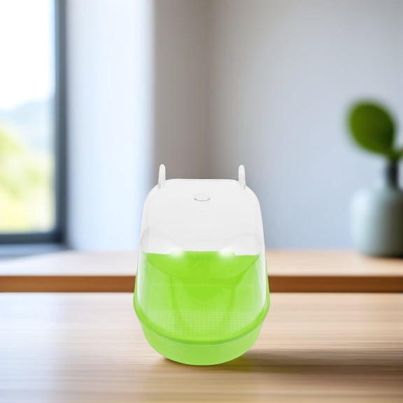 BESTYASH Light Green Bird Bath for Cage Parakeet with Multifunctional Water Dispenser Design