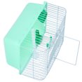 thumbnail image 1 of BESTYASH Light Green Bird Travel Carrier Cage for Parrots Lovebirds with Portable Design and Durable Materials, 1 of 9