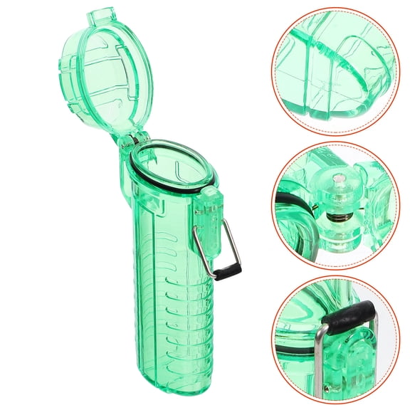 BESTYASH Lighter Storage Case Plastic Clear for Outdoor Activities 1Pcs
