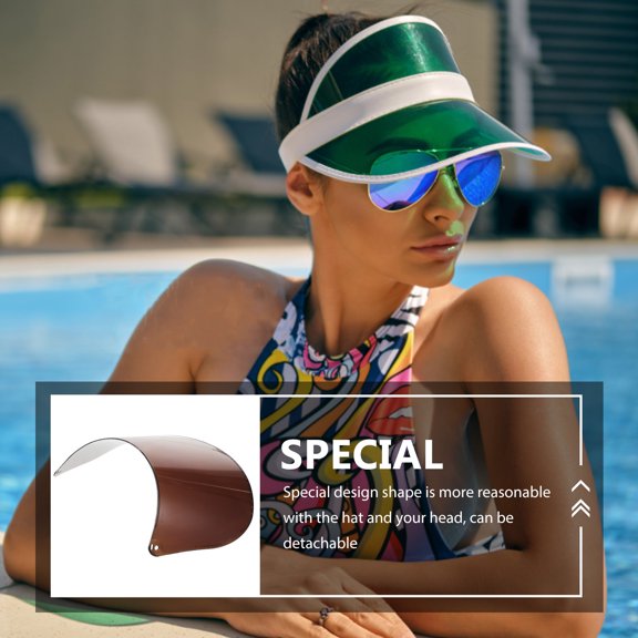 BESTYASH Outdoor Hat Visor Hat Brim Protect Eyes from Direct Sunlight Women 1Set