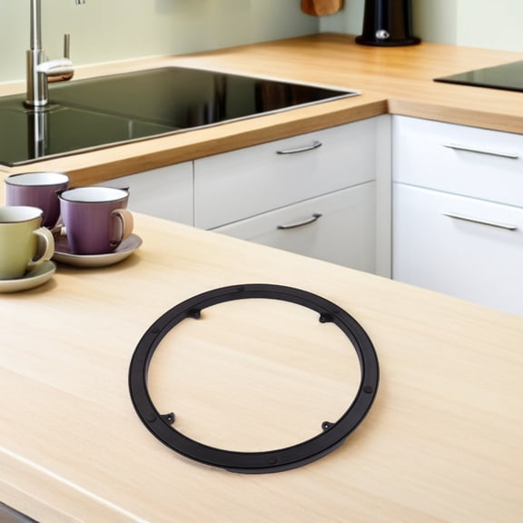 BESTYASH Plastic Rotating Swivel Plate Base with Silent Bearing for Kitchen Counters and Retail Display Stands