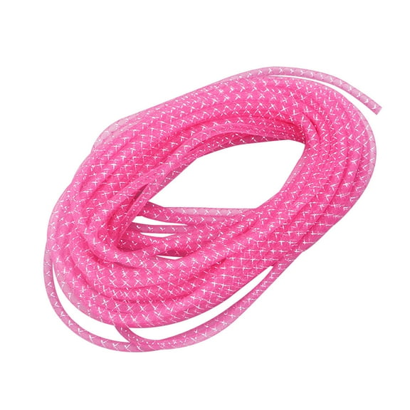 BESTYASH Lightweight Red Yarn Net Cord Mesh Tube for Bracelet Necklace Making Polyester Material
