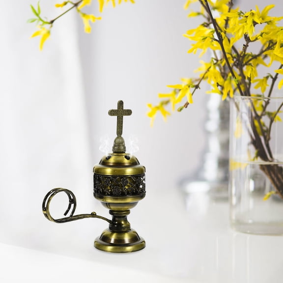 BESTYASH Dark Brown Incense Burner Holder for Living Room, Yoga, Spa, and Reading with Fine Craftsmanship