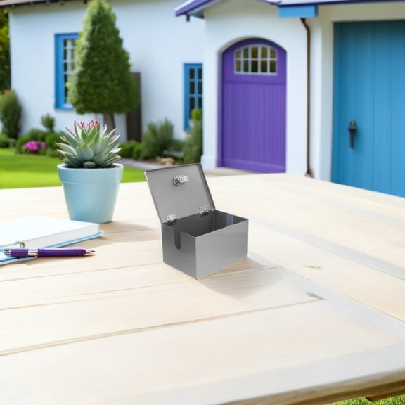 BESTYASH Lockable Outdoor Socket Box Stainless Steel Waterproof Cover Weatherproof Electrical Protector