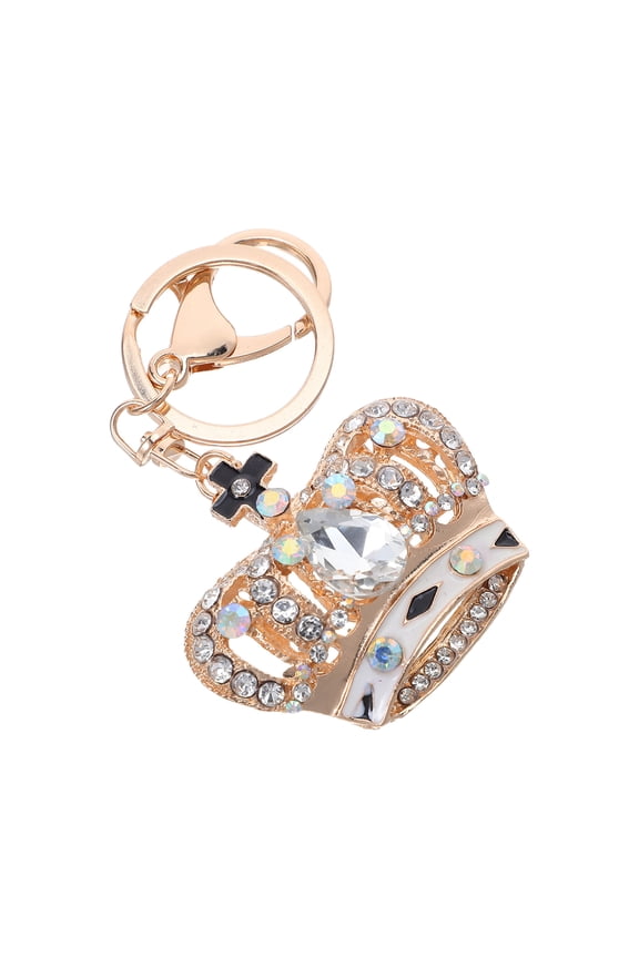 London Keychain Crown Shape Keychain Alloy Fashion Appearance 1Pcs