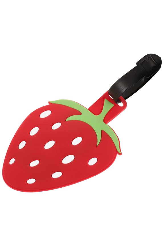 Luggage Identify Label Tags in Red with Detailed Workmanship for Travel and Luggage Decoration