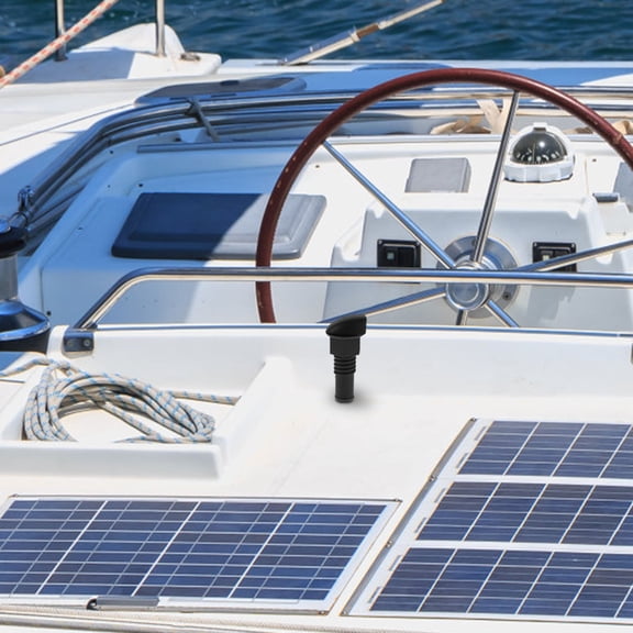 BESTYASH Marine Thru Hull Drain Plug with Built in Mesh Screen for Secure Fish Transport on Boats