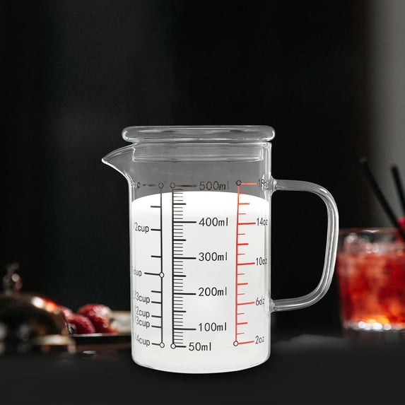 Measuring A BESTYASH Measuring Cup Glass Measuring High-Grade Glass 1Pack - Walmart.com