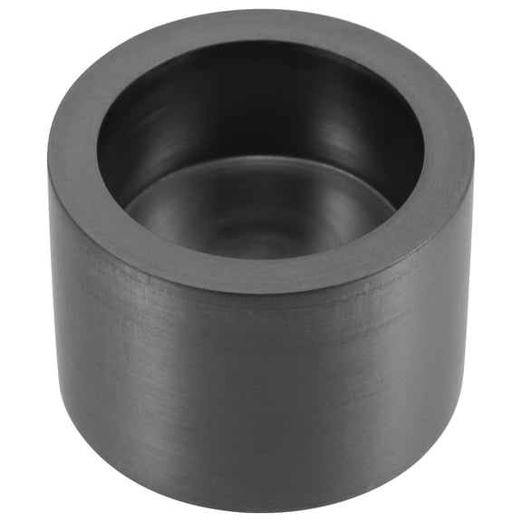 BESTYASH Round Graphite Melting Crucible Furnace, Black Container for Aluminum Melting, 1 Piece