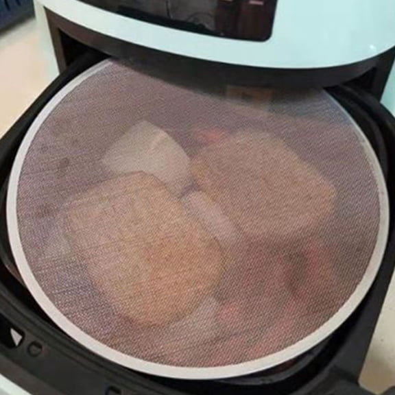 BESTYASH Mesh Splatter Screen Stainless Steel Cover for Air Fryer Prevents Oil Splashing
