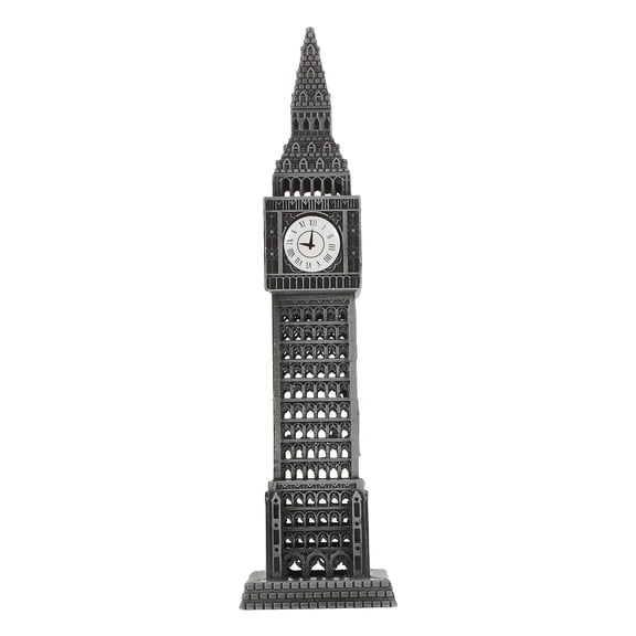 BESTYASH Metal London Landmark Clock Tower Decorative Sculpture for Home Or Office Display
