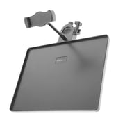 BESTYASH Live Broadcast Shelf Black ABS Microphone Rack Stand for Storage