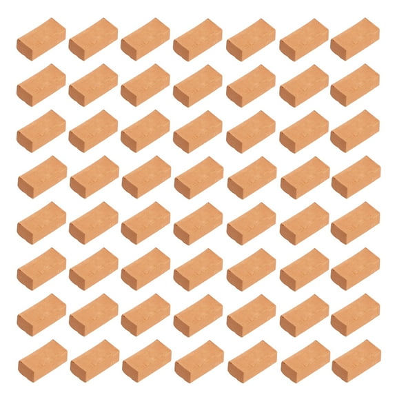 BESTYASH Mini Building Blocks Mini Bricks Brown 200 Pcs for Architectural Display