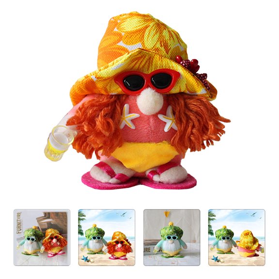 BESTYASH Mini Figurines Home Decor Bikini Style Doll Multi Color Cloth Photography Prop for Indoor Desk 1Pc