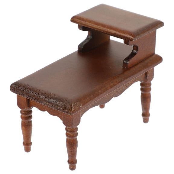 BESTYASH Mini Table For Dollhouse Retro Style Wooden 1Pack
