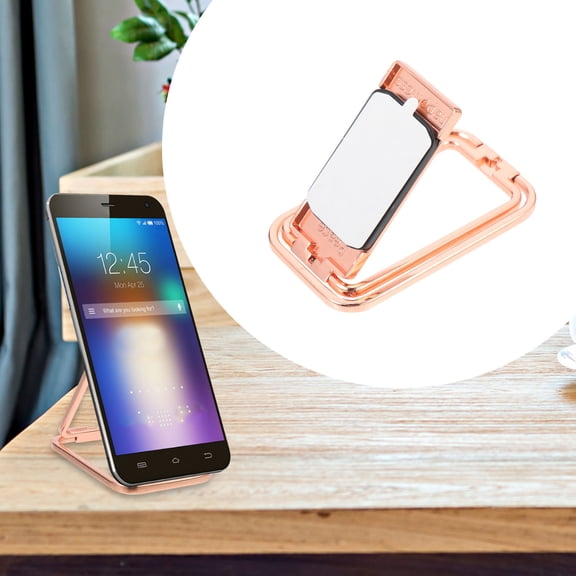 BESTYASH Compact Metal Phone Holder with 360 Degree Rotation and Multi Angle Support