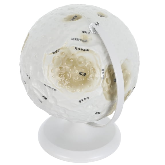 BESTYASH Moon Globe Geography Teaching Aid with Accurate Crater Map for Stem Classroom Activities