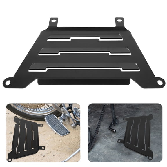 BESTYASH Motorcycle Exhaust Header Guard Exhaust Header Protection Covers Black Plastic 1Pcs