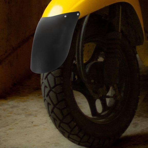 BESTYASH Motorcycle Front Splash Guard Black PP Mud Flaps for Bike Use Enhances Stability and Style 100% Compatibility