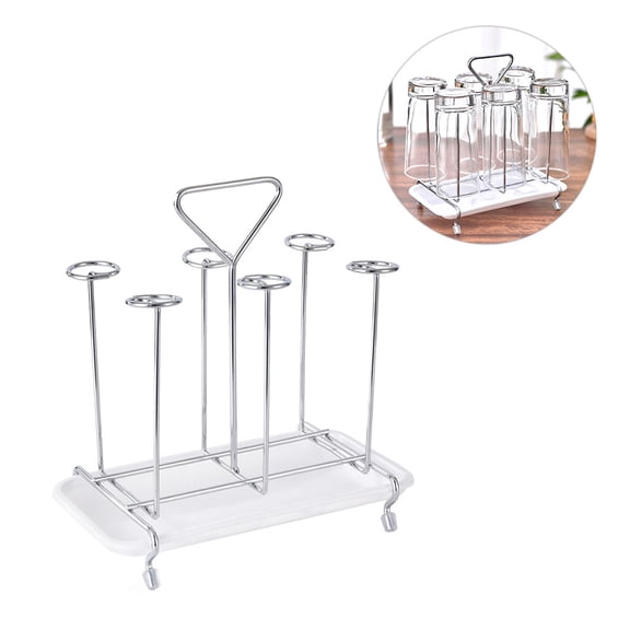 BESTYASH Mug Stand Holder Iron Designed for Glass Cups with Fast Draining and Stable Base