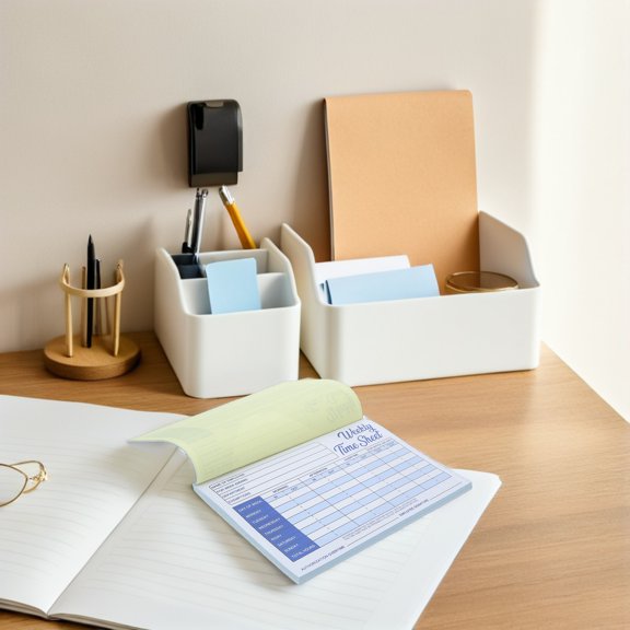 BESTYASH Multi Color Attendance Register Book for Office Daily Employee Attendance Log Efficient Work Hours Tracking