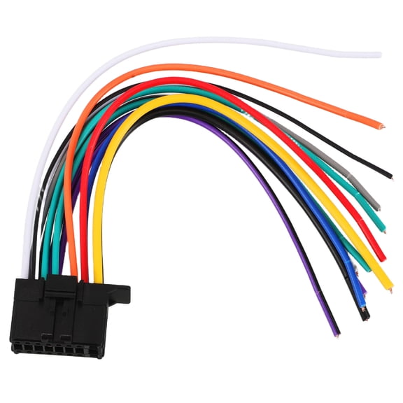 BESTYASH Multi Color Car Stereo Wiring Harness with Plug Compatible for Audio Cd Player Easy Installation Durable