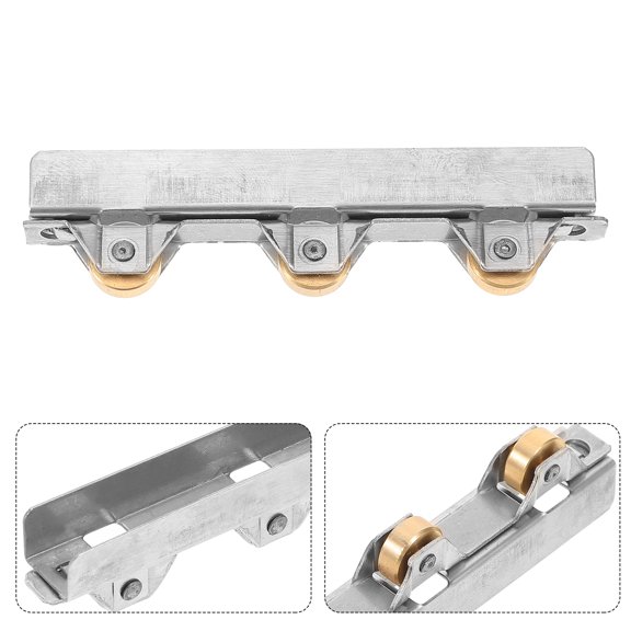BESTYASH Sliding Door Single Wheel Pulley Glass Door Roller Brass Steel 1Set