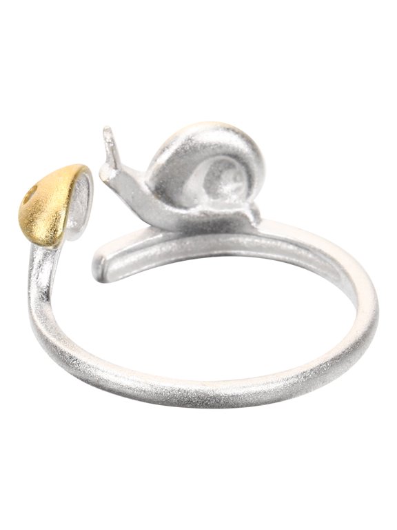 Multi-Color Copper Mushroom Snail for Women, Elegant Statement , Simple Design, Daily Wear, Size 7