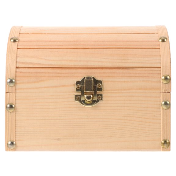 BESTYASH Multi Functional Beige Wooden Storage Box for Keepsakes and Studio Photography Props