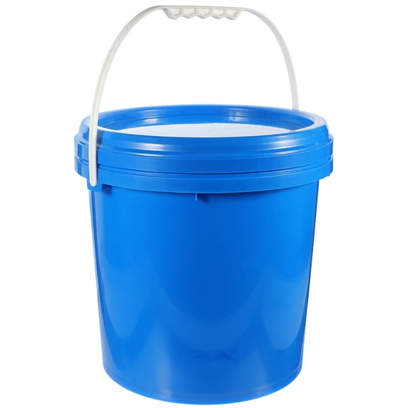 BESTYASH Painting Bucket with Handle Airtight Lid for Outdoor and Storage Use Blue