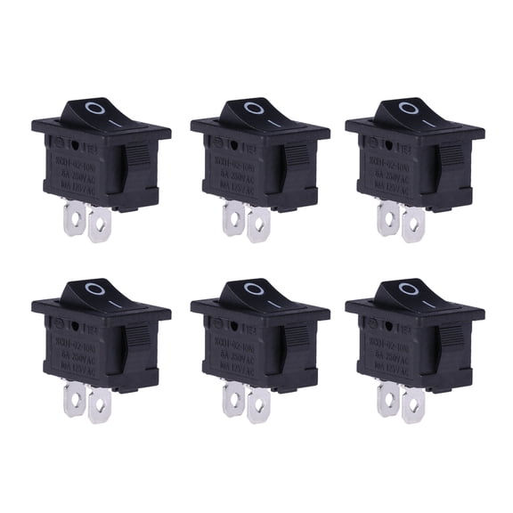 BESTYASH Car Boat Toggle Switch Black Circuit Control 20 Pcs
