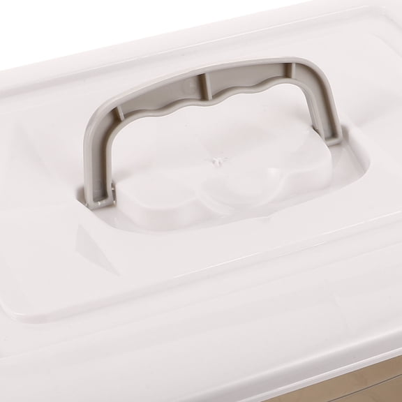 BESTYASH Portable Plastic Tool Box with Handle for Car Gym and Office Storage Use