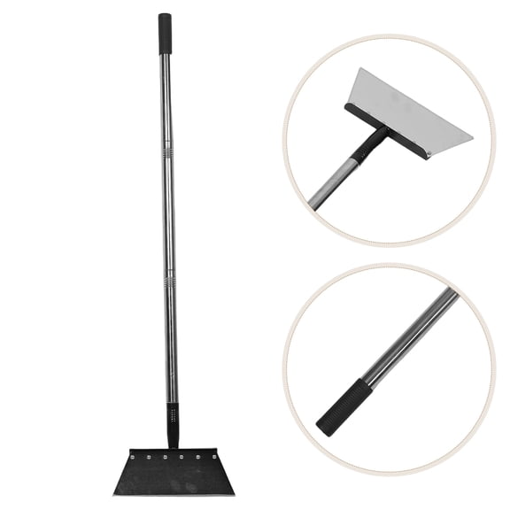 BESTYASH Multifunctional Stainless Steel Floor Scraper for Home Garden and Marine Use Plated Silver
