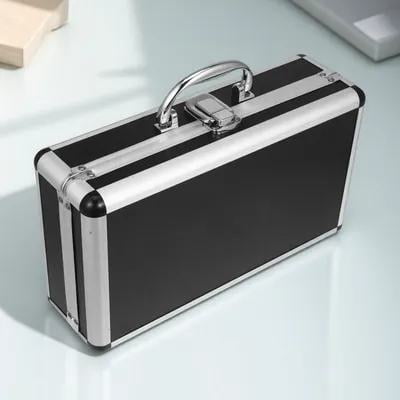 BESTYASH Technician Tool Box Hard Tool Case Aluminum Alloy Black 1Pack