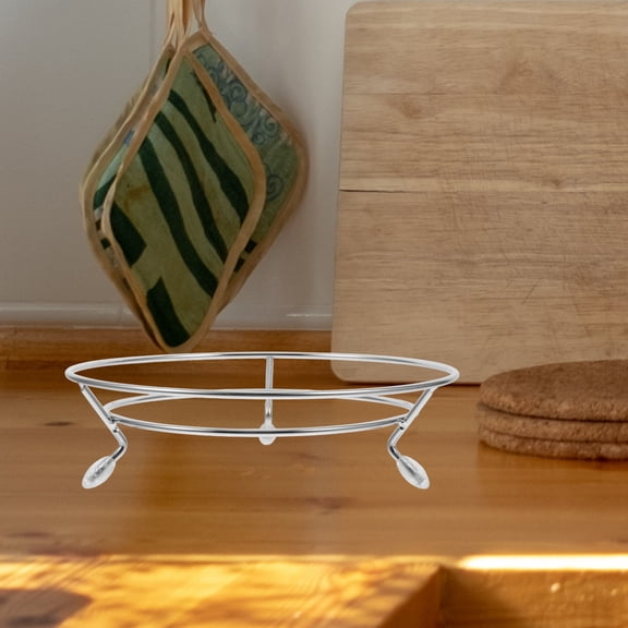 BESTYASH Stainless Steel Multipurpose Wok and Pot Holder Rack with Anti-Scald Design for Kitchen