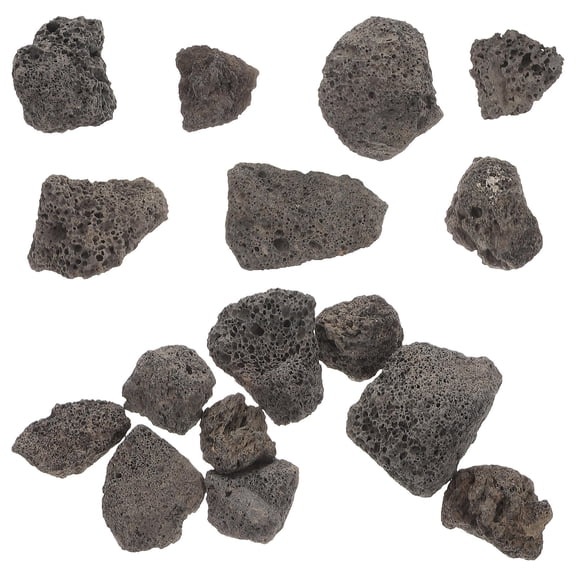 BESTYASH Natural Dark Brown Volcanic Rock for Home Decor Fish Tank and Floral Arrangement Safety