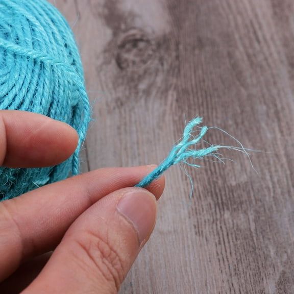 BESTYASH Natural Jute Rope Twine String Blue Durable Cord for Arts Crafts Party Decoration and Home Ornament