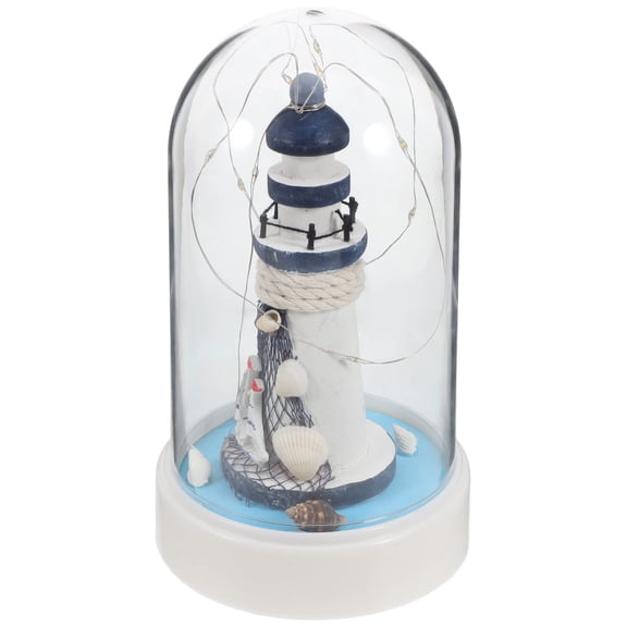 BESTYASH Nautical Lighthouse Night Light LED Resin Lamp for Home Decor Multi Color Ideal for Bedroom and Bathroom