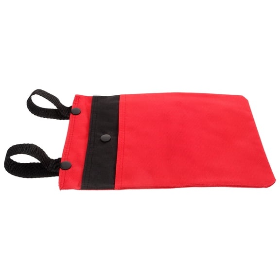 BESTYASH Red Neoprene Bike Handlebar Storage Bag with Front Frame Mount, Phone Holder, and Tool Compartment