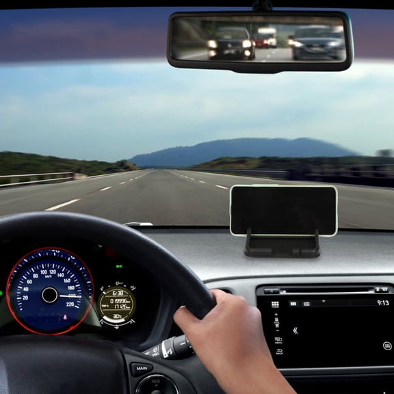 BESTYASH Silicone Dashboard Phone Mat Black for Car Use and Versatile Placement