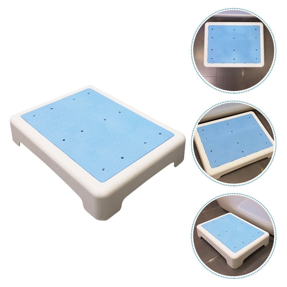 BESTYASH Nonslip Short Step Stool for Bath Safety MultiUse Design Made of PP and TPR 16.5 Inches