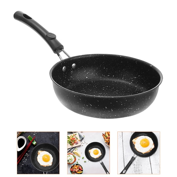 BESTYASH Nonstick Pancake Pan For Eggs Black Mica Stone Abs Stainless Steel 1Pack