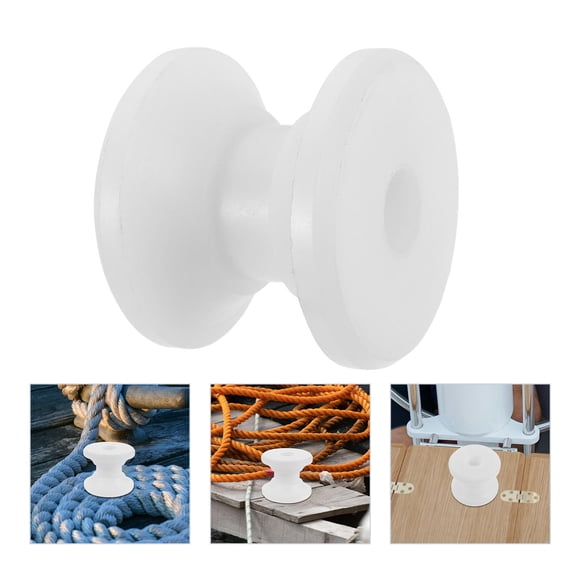 BESTYASH Smooth Rolling Heavy Duty Nylon Anchor Roller for Boat with Visible Wear Inspection Feature