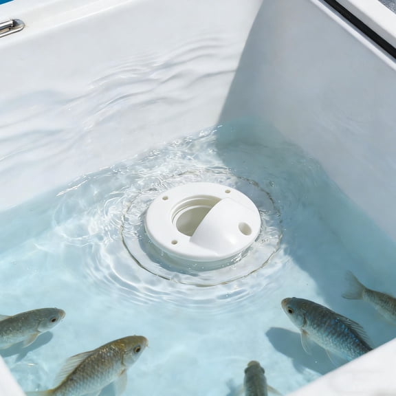 BESTYASH White Nylon Screw Bung , Resistant Boat Drain Plug with Quick Install Design